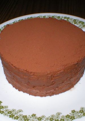 チョココロネクリームでチョコバナナケーキ-レシピのメイン写真
