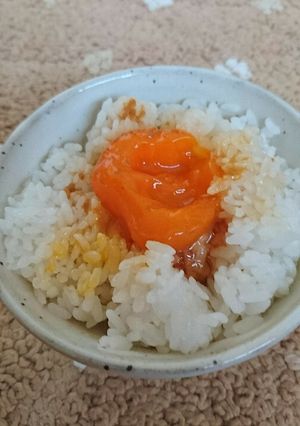 栄養満点!にんにく卵黄!簡単!-レシピのメイン写真