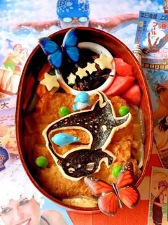 簡単時短★カツとじ夏弁当-レシピのメイン写真