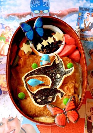 簡単時短★カツとじ夏弁当-レシピのメイン写真