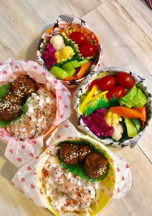 肉団子のお弁当-レシピのメイン写真