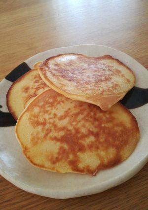 ベーキングパウダーなしホットケーキ-レシピのメイン写真