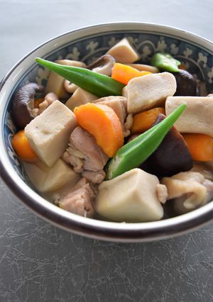 高野豆腐の炊き合わせ（煮物）-レシピのメイン写真