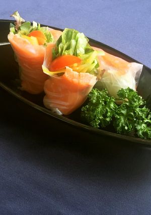 時鮭の彩り生春巻き-レシピのメイン写真