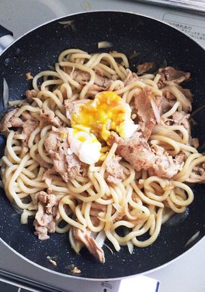 ピリ辛焼きうどん-レシピのメイン写真