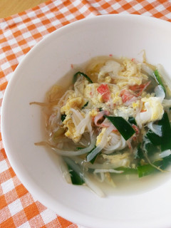 ニラ玉中華スープ-レシピのメイン写真