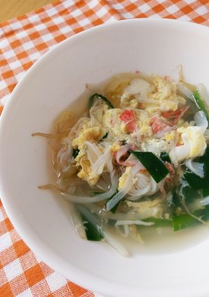 ニラ玉中華スープ-レシピのメイン写真