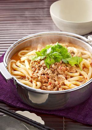 煮込み坦々うどん-レシピのメイン写真