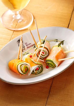 ロール野菜のハニーピクルス-レシピのメイン写真