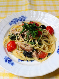 秋刀魚の青じそパスタ-レシピのメイン写真