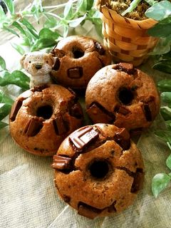 ヘルシー焼きドーナツ★Wショコラ-レシピのメイン写真