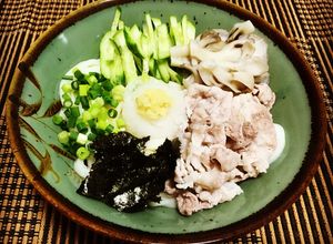 夏バテ防止に 豚しゃぶおろしざるうどん-レシピのメイン写真