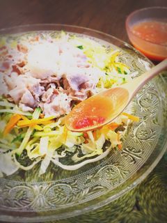 洋風冷しゃぶサラダ♡トマトドレッシングで-レシピのメイン写真