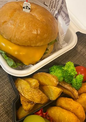 ハンバーガー弁当-レシピのメイン写真
