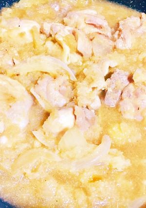 ヘルシーに美味しく♡鶏むね肉のみぞれ煮-レシピのメイン写真
