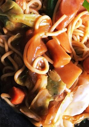 糖質ゼロ麺 カレーパスタ風-レシピのメイン写真