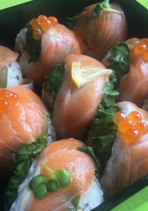 時鮭のハラス手まり寿司-レシピのメイン写真