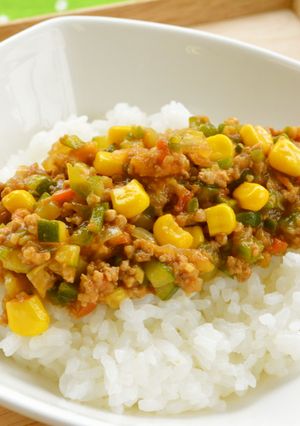 夏野菜のドライカレー-レシピのメイン写真