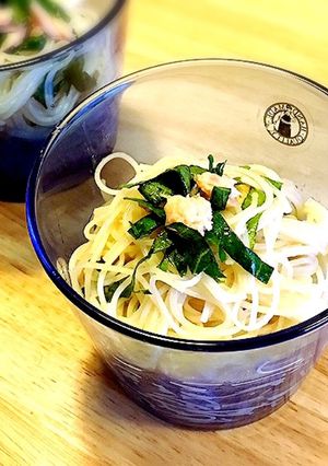 アレンジしそ素麺-レシピのメイン写真