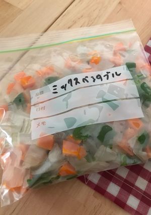 自家製ミックスベジタブル-レシピのメイン写真