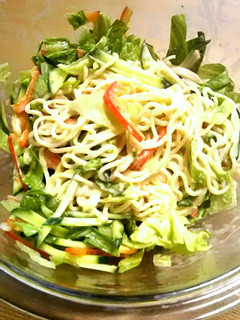 たっぷり野菜のラーメンサラダ☆-レシピのメイン写真