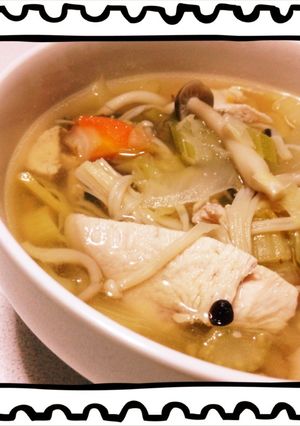 やわらか鶏胸肉と野菜のスープ-レシピのメイン写真
