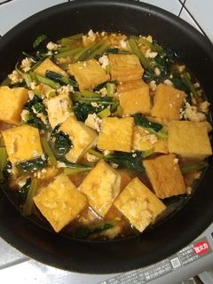 厚揚げと鶏そぼろのあんかけ-レシピのメイン写真