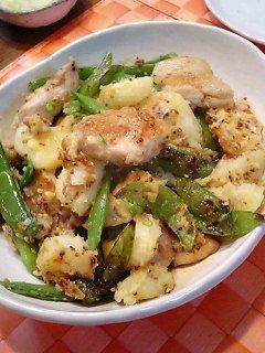 鶏とじゃがいものマヨマスタード炒め-レシピのメイン写真