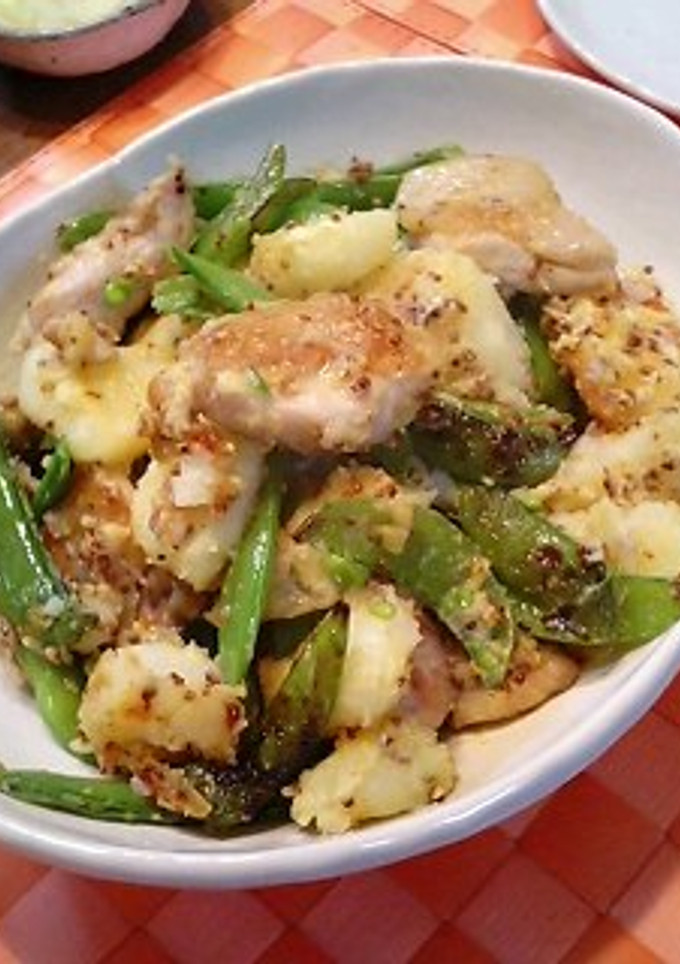 鶏とじゃがいものマヨマスタード炒め-レシピのメイン写真