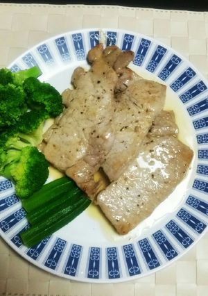 豚ロース厚切りのビネガーソテー-レシピのメイン写真