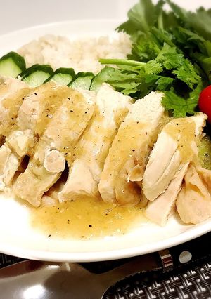 レンジで3分♡簡単本格カオマンガイ-レシピのメイン写真