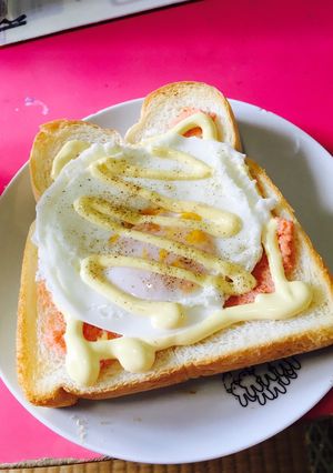 簡単!たまご明太トースト-レシピのメイン写真
