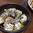 鶏むね肉のアヒージョ