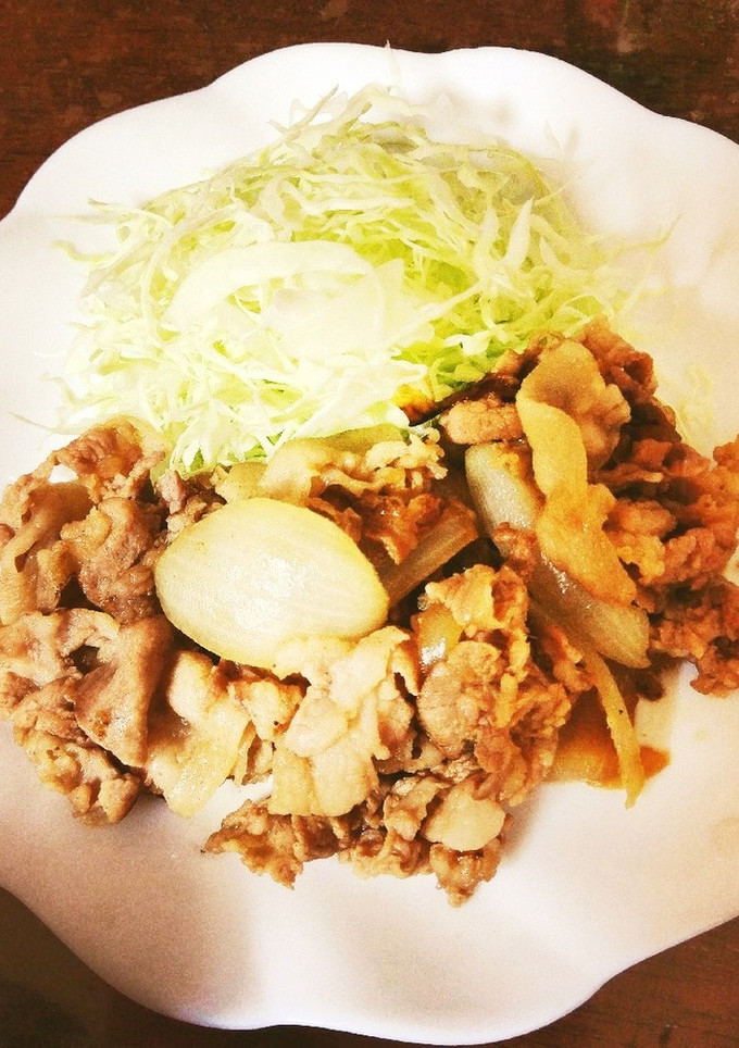 簡単節約！豚こま切れ肉のしょうが焼き-レシピのメイン写真