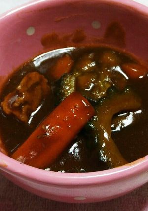 ゴ~ヤのビ~フシチュ~ならぬ豚シチュ~-レシピのメイン写真