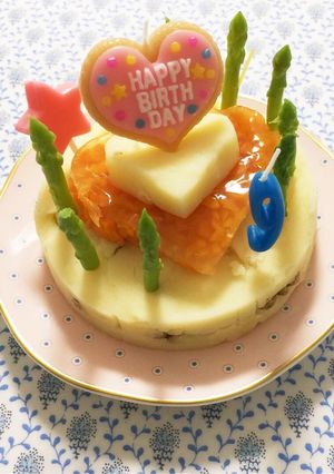 わんちゃんのケーキ-レシピのメイン写真