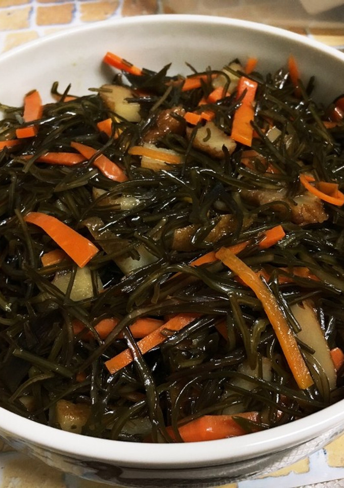 簡単 懐かしい 切り昆布の炒め煮-レシピのメイン写真