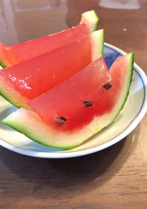 まるごとスイカゼリー-レシピのメイン写真