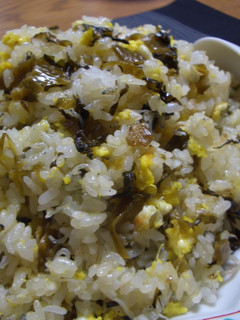 簡単美味しい 辛子高菜漬けとジャコの炒飯-レシピのメイン写真