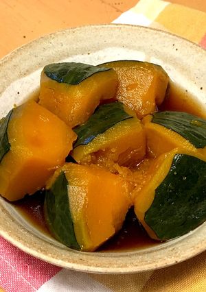 夏バテ予防に！かぼちゃの煮物-レシピのメイン写真