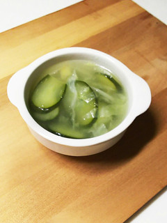 きゅうりの中華スープ(大量消費レシピ)-レシピのメイン写真