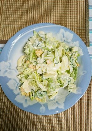 レタスとゆで卵のヨーグルサラダ-レシピのメイン写真