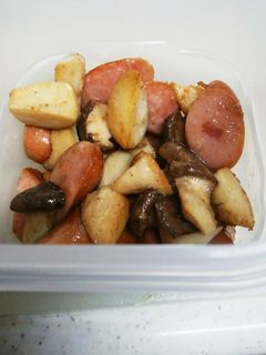 エリンギとウインナーのマヨ炒め-レシピのメイン写真