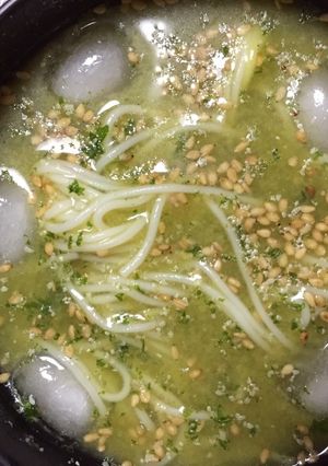 暑い日は少し甘いしその冷汁そうめん-レシピのメイン写真