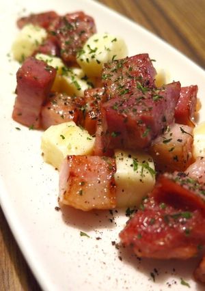 ガリバタおつまみサイコロベーコンチーズ-レシピのメイン写真