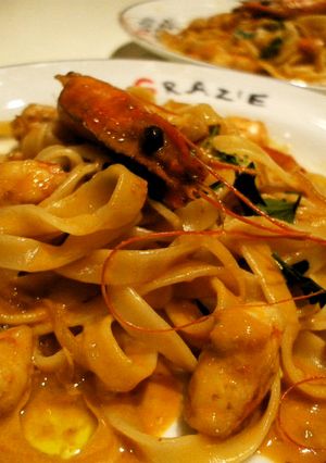 エビのトマトクリームパスタ☆おもてなし用-レシピのメイン写真