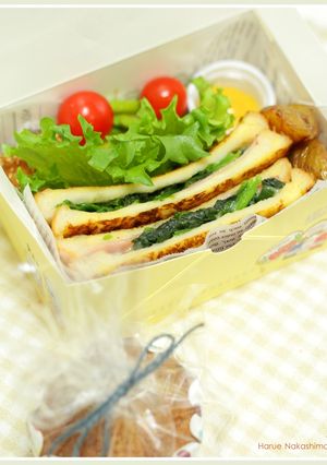 ほうれんそうのクロックムッシュランチ-レシピのメイン写真