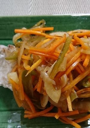 アジの甘酢野菜がけ-レシピのメイン写真