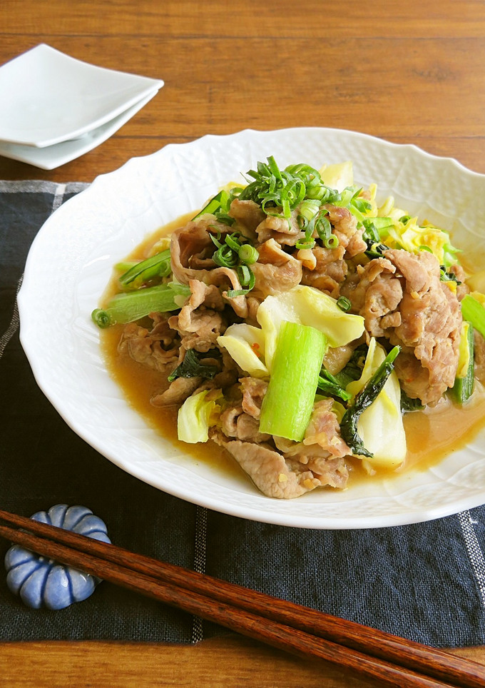 ごはんがススム◎豚と野菜の辛みそ炒め-レシピのメイン写真