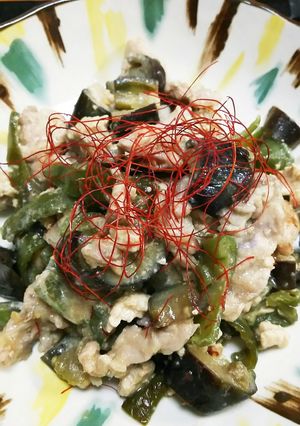 簡単❗豚肉と夏野菜の味噌炒め-レシピのメイン写真